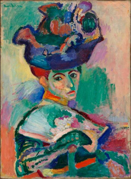 戴帽的女人(Woman With A Hat)